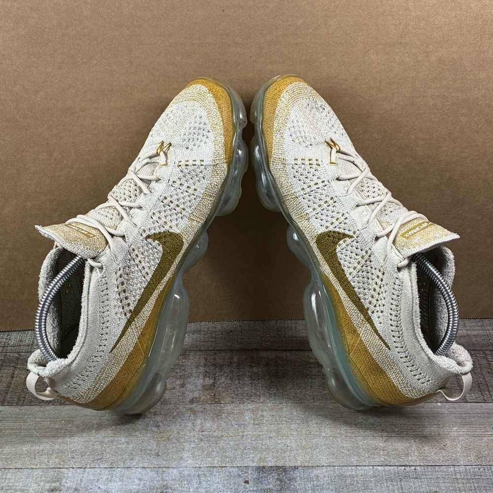 Nike Air Vapor Max Flyknit Sandrift Bronzine Men’s Shoes Sneakers Size 11 - Picture 8 of 11
